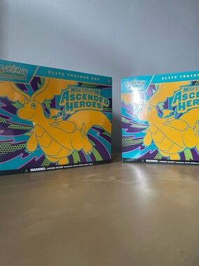 2 Pokemon Ascended Heroes Elite Trainer Box -